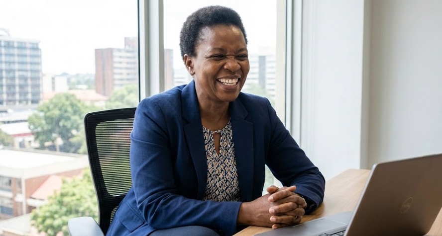 Professional woman smiling